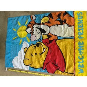 Disney Pooh Tigger Welcome Flag‎ 41"x30"